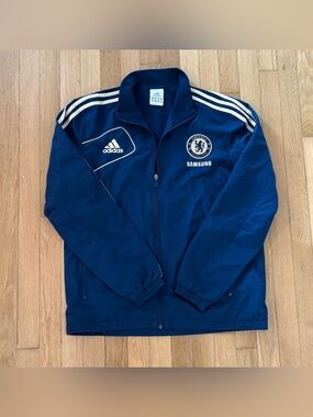 Vintage Chelsea FC Jacket Adidas 2012 Blue Gold Training Men’s Medium